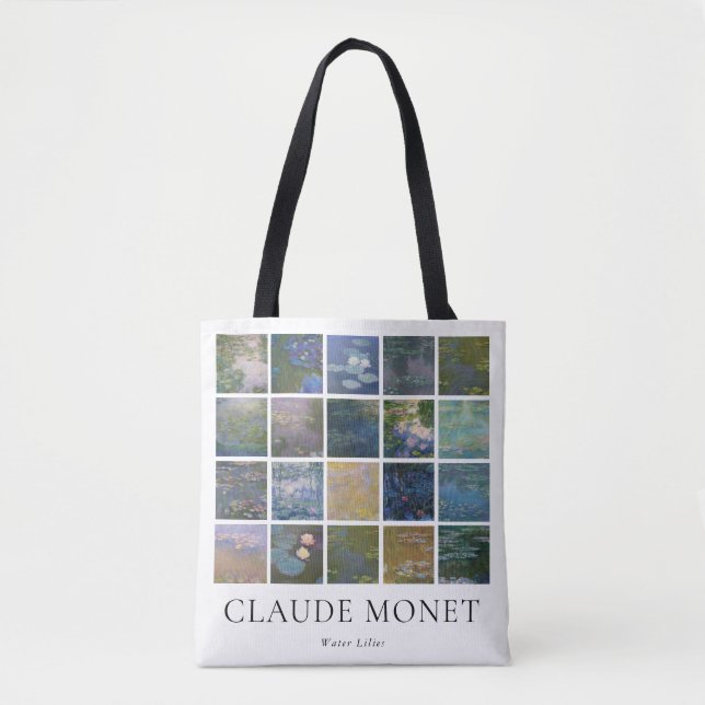 Claude Monet Water Lilies Tasche (Vorderseite)
