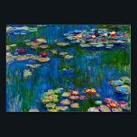 Claude Monet - Water Lilies Tischnummer<br><div class="desc">Claude Monet - Water Lilies</div>