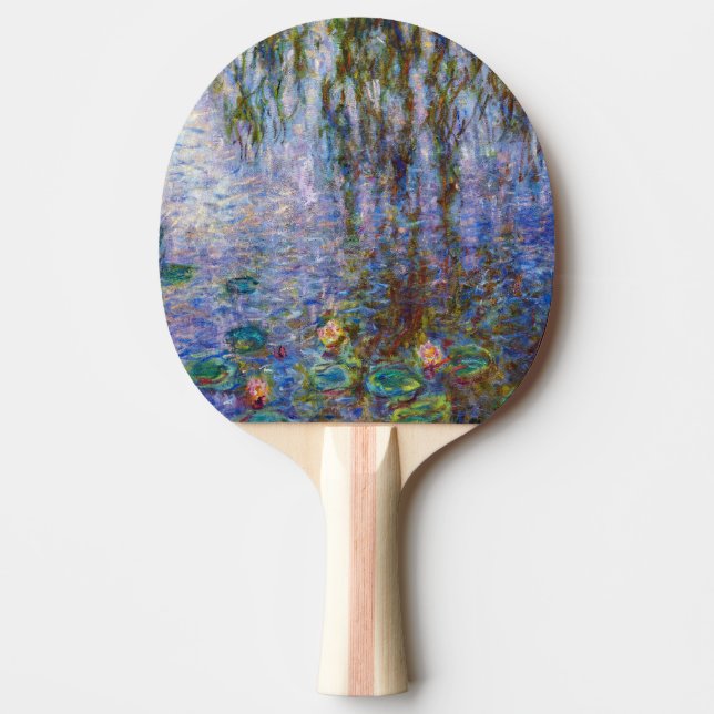 Claude Monet - Water Lilies Tischtennis Schläger (Vorderseite)