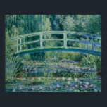 Claude Monet - Water Lilies und Japanische Brücke Poster<br><div class="desc">Water Lilies und japanische Brücke von Claude Monet, 1899. Claude Monet war Gründer der französischen Impressionistischen Malerei und der beständigste und produktivste Praktizierende der Philosophie der Bewegung, seine Wahrnehmungen vor der Natur zu äußern, vor allem, wie sie auf Landschaftsmalerei in der Luft angewandt werden. Der Begriff "Impressionismus" leitet sich aus...</div>
