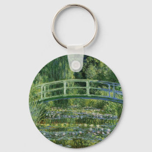 Claude Monet Water Lilies und Japanische Brücke Schlüsselanhänger
