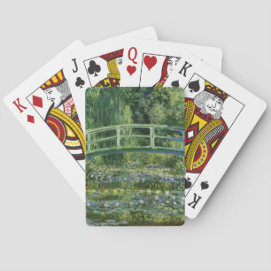 Claude Monet Water Lilies und Japanische Brücke Spielkarten
