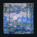 Claude Monet Water Lilies Vintage BlumenHD Art Halstuch<br><div class="desc">Claude Monet Water Lilies Vintag floral HD Art Bandana & Handkerchef.
Water Lilies Gemälde von Claude Monet. Gemalt zwischen 1916 und 1919.</div>