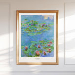 Claude Monet Water Lilies Vintage Dekoration<br><div class="desc">Dieses Kunstposter zeigt Water Lilies von Claude Monet - ein zeitloses impressionistisches Meisterwerk voller Licht und Bewegung. Diese hochqualitative Reproduktion,  die in 300 DPI digitalisiert und bedruckt wird,  erweckt die Ruhe des Gartens von Monet. Empfohlene Größen für die ursprünglichen Proportionen: 12×16,  18×24,  24×32,  30×40.</div>