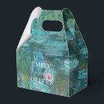 Claude Monet Water Lilies Wedding Geschenkschachtel<br><div class="desc">Gastgeschenk Hochzeiten mit Claude Monet Water Lilies Malerei.</div>