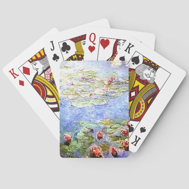 Claude Monet Water Lillies Playing Cards Spielkarten (Rückseite)