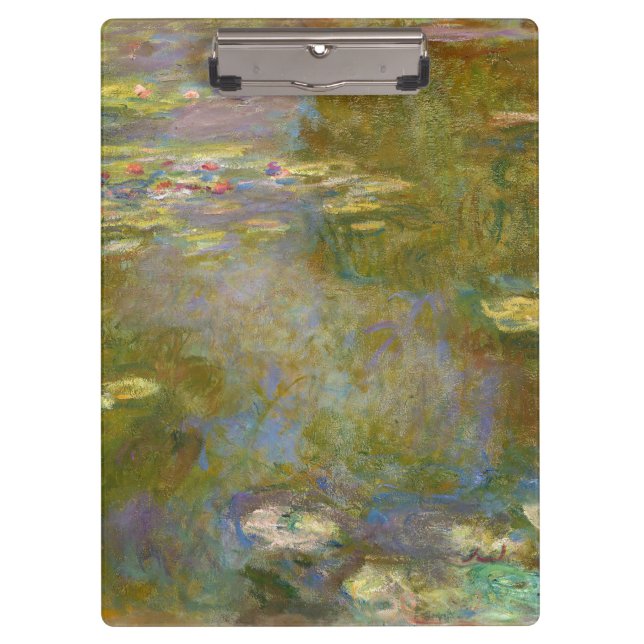 Claude Monet - Water Lily Pond 1917 Klemmbrett (Vorderseite)