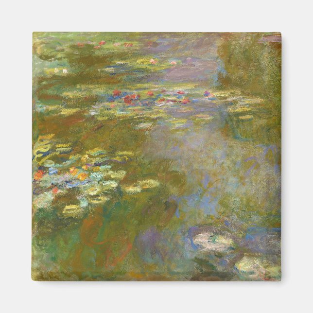 Claude Monet - Water Lily Pond 1917 Magnet (Vorne)