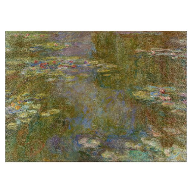Claude Monet - Water Lily Pond 1917 Schneidebrett (Vorderseite)