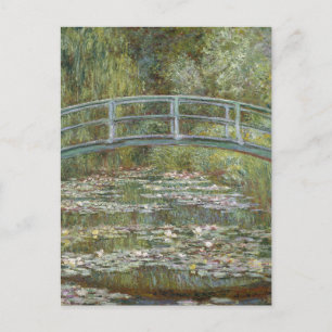 Claude Monet Water Lily Pond (Japanische Brücke) Postkarte