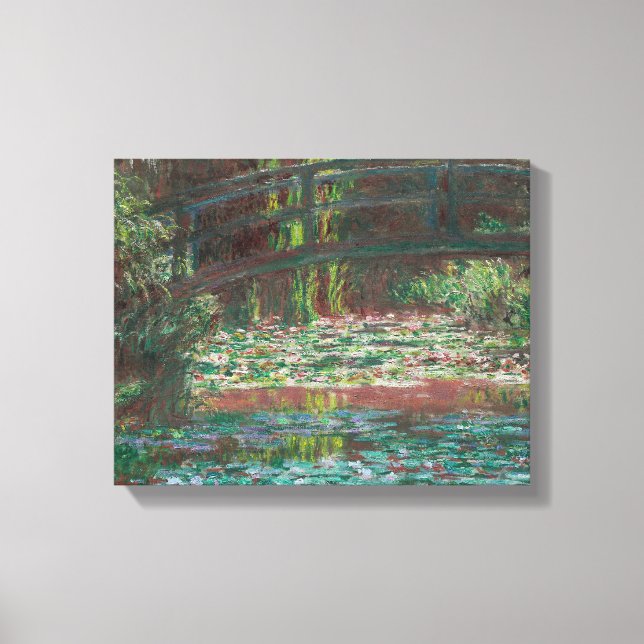 Claude Monet - Water Lily Pond Leinwanddruck (Vorderseite)