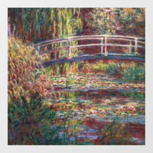 Claude Monet - Water Lily Pond, Pink Harmony Bodenaufkleber