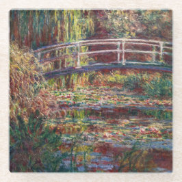 Claude Monet - Water Lily Pond, Pink Harmony Glasuntersetzer