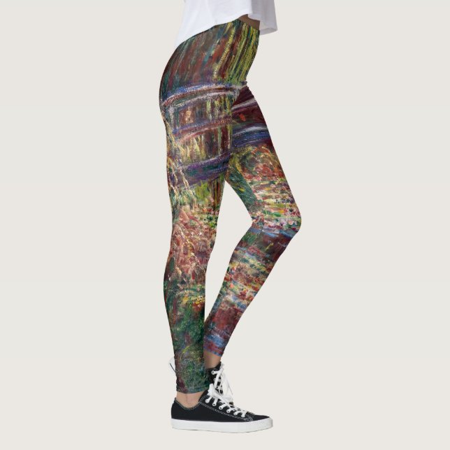 Claude Monet - Water Lily Pond, Pink Harmony Leggings (Rechts)