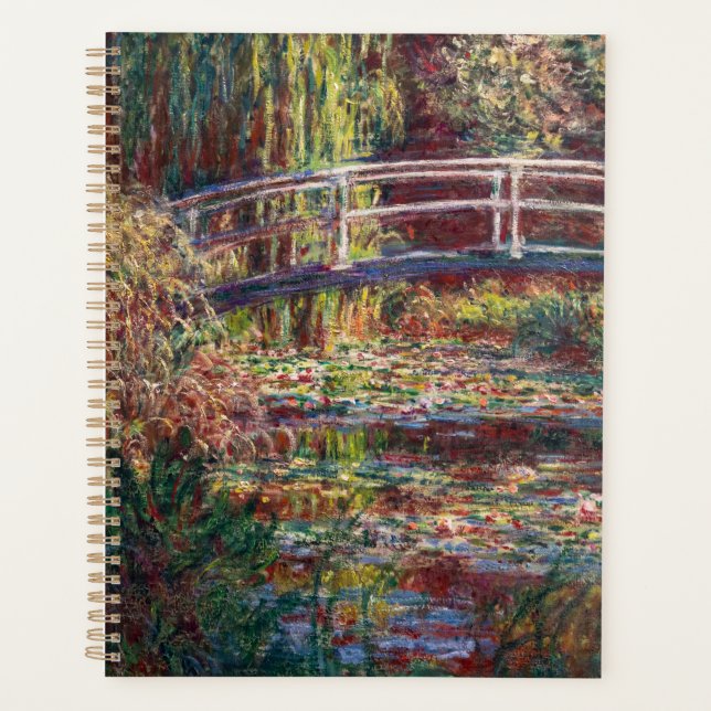 Claude Monet - Water Lily Pond, Pink Harmony Planer (Vorderseite)