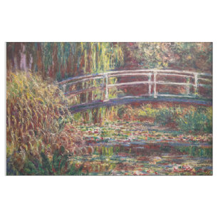 Claude Monet - Water Lily Pond, Pink Harmony Stoff