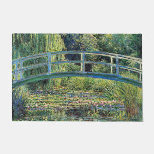 Claude Monet - Water Lily Pond und japanische Brüc Fußmatte