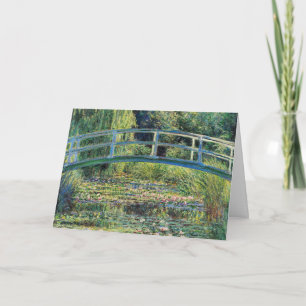 Claude Monet - Water Lily Pond und japanische Brüc Karte