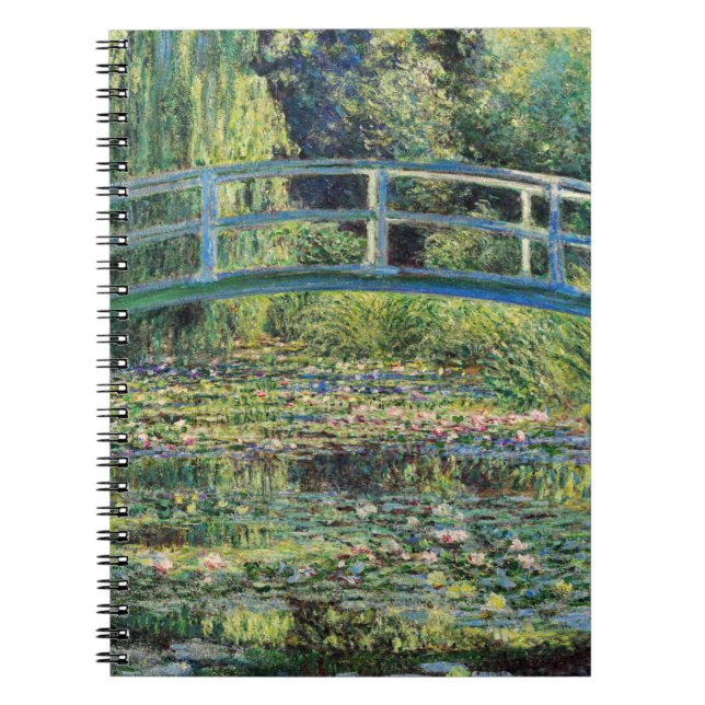 Claude Monet - Water Lily Pond und japanische Brüc Notizblock (Vorderseite)