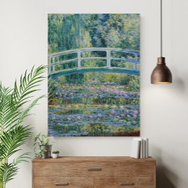 Claude Monet Waterlilies and Japanese Bridge Poster