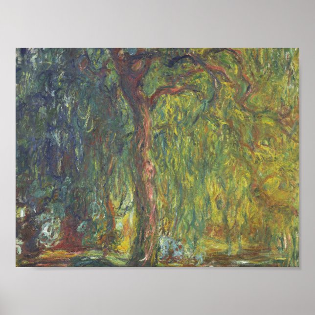 Claude Monet - Weeping Willow Poster (Vorne)