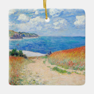 Claude Monet - Weg in den Weizenfeldern bei Pourvi Keramikornament