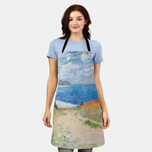 Claude Monet - Weg in den Weizenfeldern bei Pourvi Schürze
