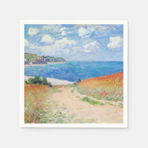 Claude Monet - Weg in den Weizenfeldern bei Pourvi Serviette