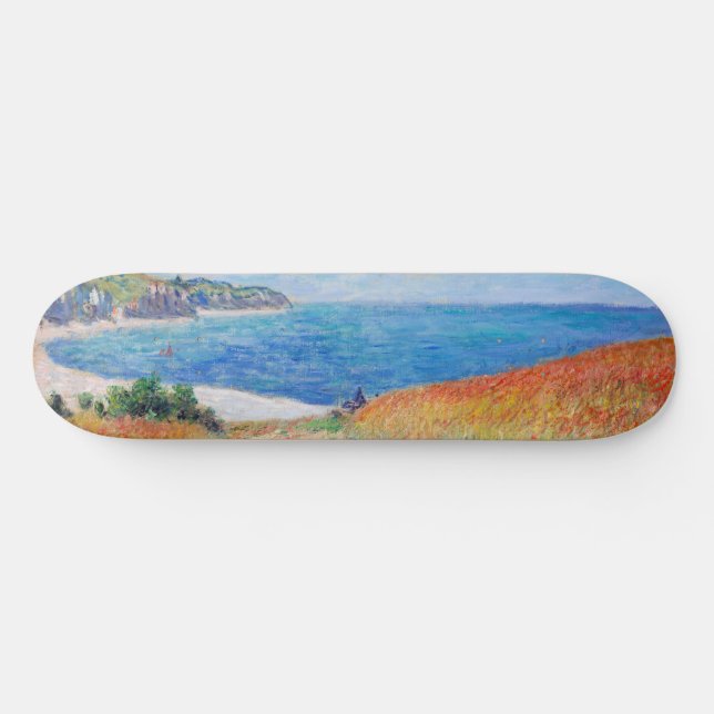 Claude Monet - Weg in den Weizenfeldern bei Pourvi Skateboard (Horizontal)