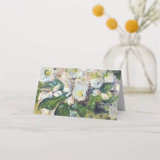 Claude Monet - WeihnachtsRosen Treuekarte (Vorderseite)