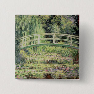 Claude Monet weißer Nenuphars, 1899 Button