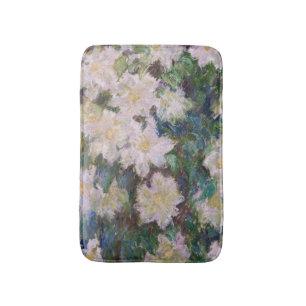 Claude Monet - White Clematis Badematte