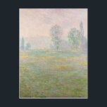 Claude Monet | Wiesen in Giverny, 1888 Postkarte<br><div class="desc">Wiesen in Giverny,  1888 | von Claude Monet | Art Location: Hermitage,  St. Petersburg,  Russland | Französische Künstler | Image Collection number: BAL43079</div>