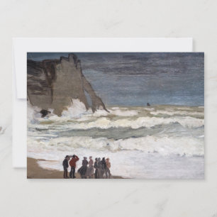 Claude Monet - Wilde See bei Etretat Einladung
