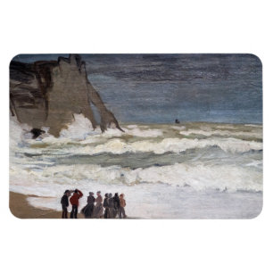 Claude Monet - Wilde See bei Etretat Magnet