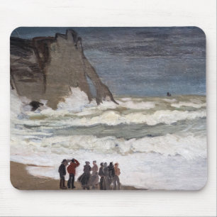 Claude Monet - Wilde See bei Etretat Mousepad
