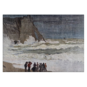 Claude Monet - Wilde See bei Etretat Schneidebrett