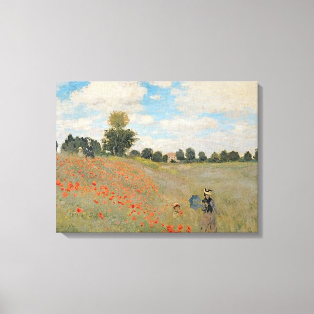 Claude Monet | Wildtiere, in der Nähe von Argenteu Leinwanddruck (Vorderseite)