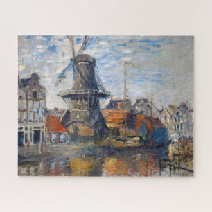Claude Monet - Windmühle, Amsterdam