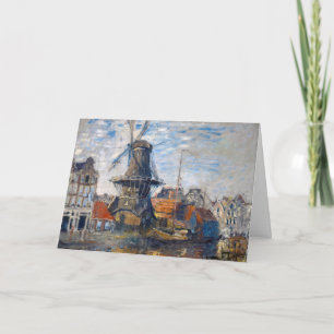 Claude Monet - Windmühle, Amsterdam Karte
