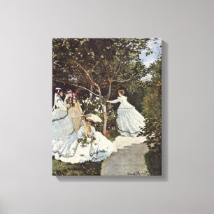 Claude Monet – Women in the Garden 1866 Leinwanddruck