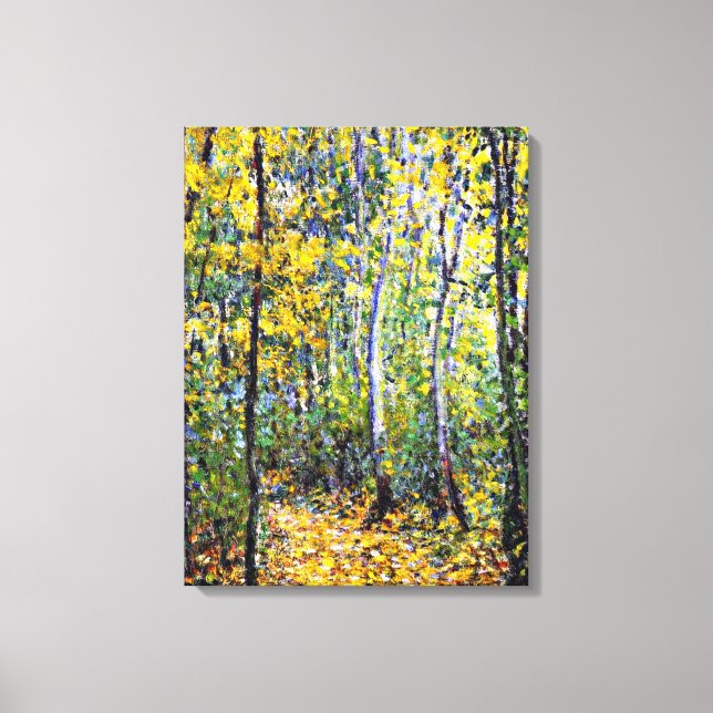 Claude Monet - Wood Lane Leinwanddruck (Vorderseite)