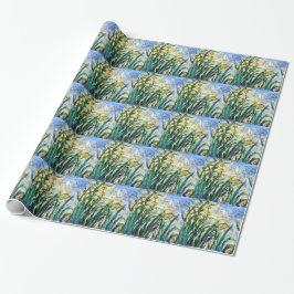 Claude Monet Yellow Irises und Malva 19 Geschenkpapier