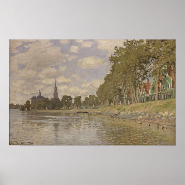 Claude Monet | Zaandam 1871 Poster (Vorne)