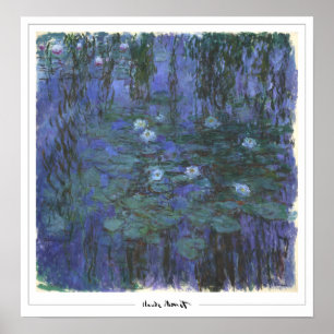 Claude Monet Zedign Affiche d'art #30