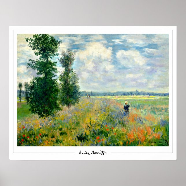 Claude Monet Zedign Art Poster #108 (Vorne)
