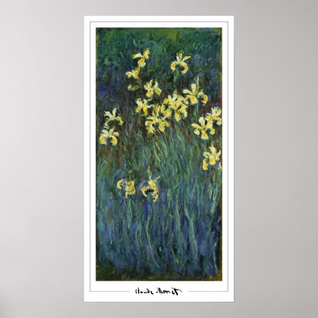 Claude Monet Zedign Art Poster #12 (Vorne)