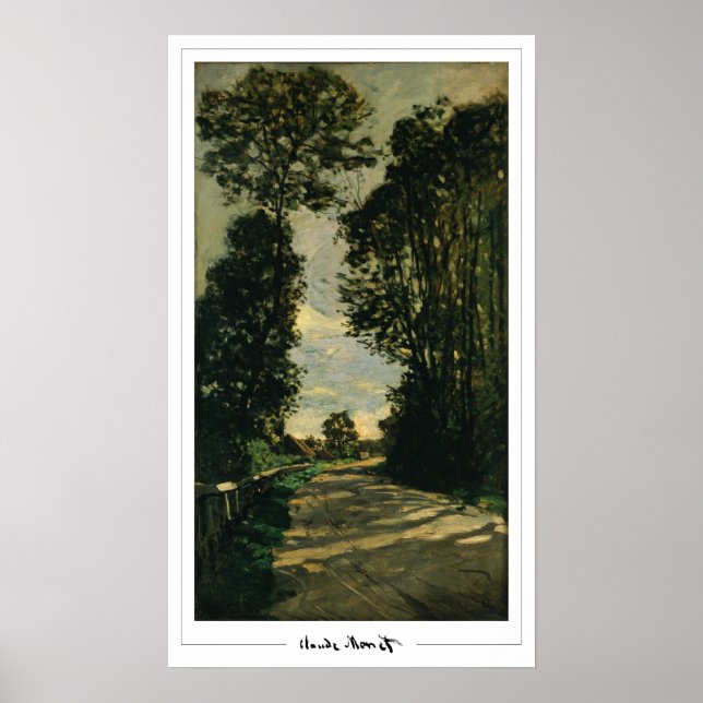 Claude Monet Zedign Art Poster #17-2 (Vorne)
