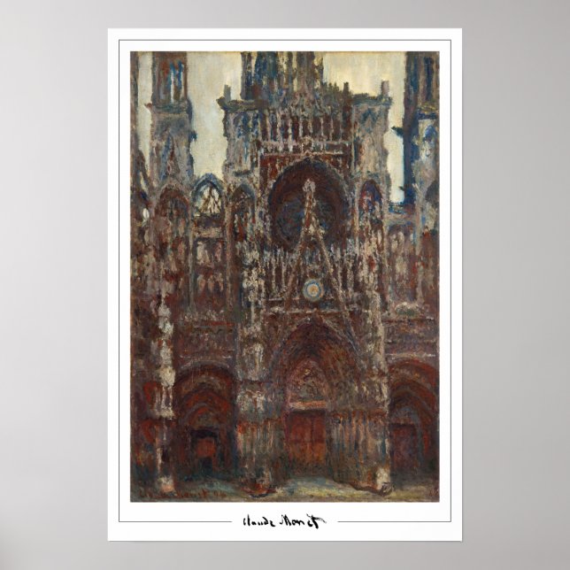 Claude Monet Zedign Art Poster #245-2 (Vorne)