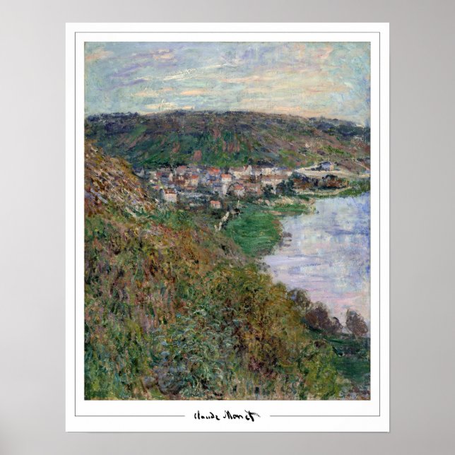 Claude Monet Zedign Art Poster #30-2 (Vorne)